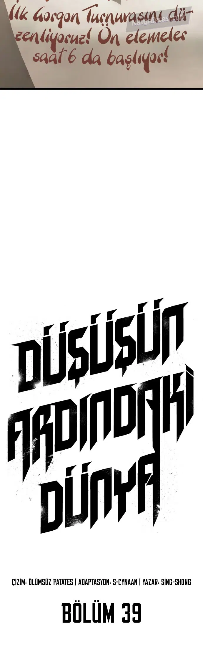 Düşüşün Ardındaki Dünya - Bölüm 39 Sayfa 32