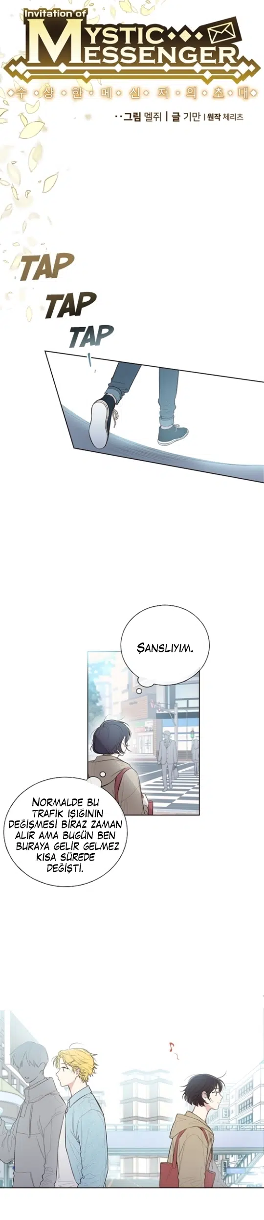 Invitation of Mystic Messenger - Bölüm 1 Sayfa 2
