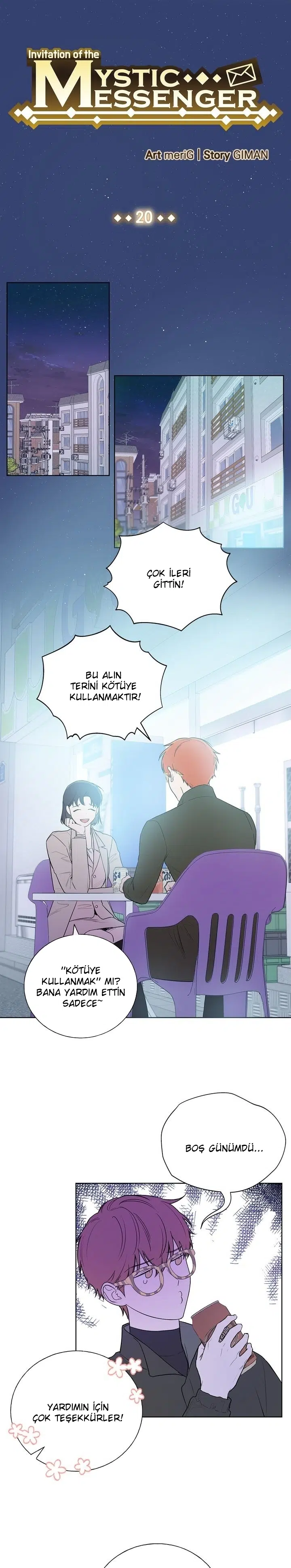 Invitation of Mystic Messenger - Bölüm 20 Sayfa 2