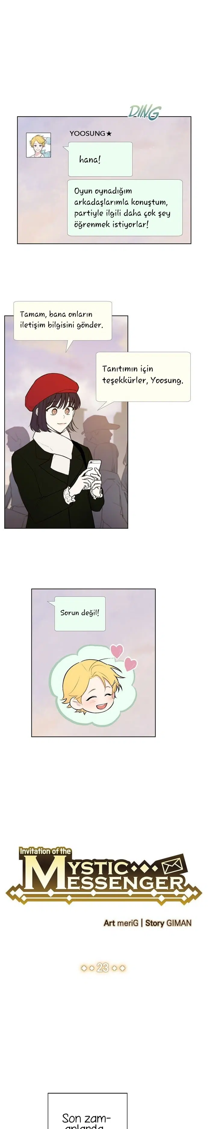 Invitation of Mystic Messenger - Bölüm 23 Sayfa 2