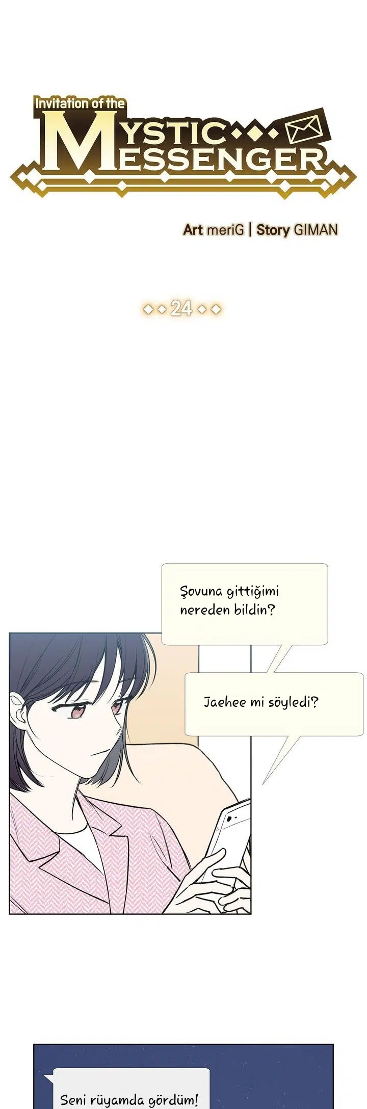 Invitation of Mystic Messenger - Bölüm 24 Sayfa 3