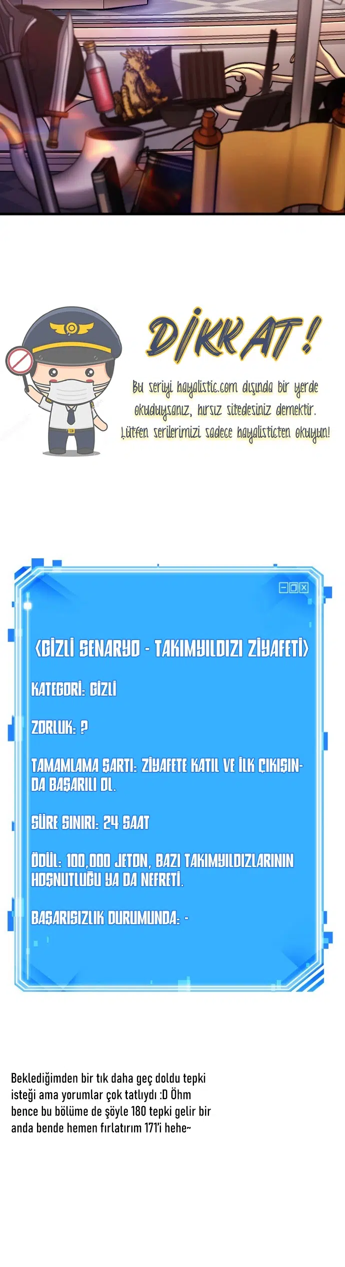 Bilge Okuyucunun Bakış Açısı - Bölüm 170 Sayfa 33