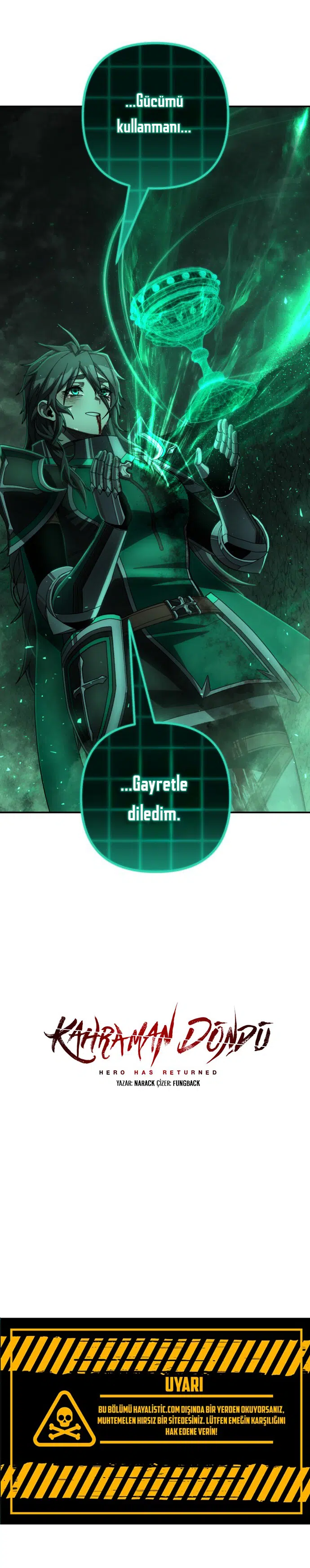 Kahraman Döndü - Bölüm 139 Sayfa 33