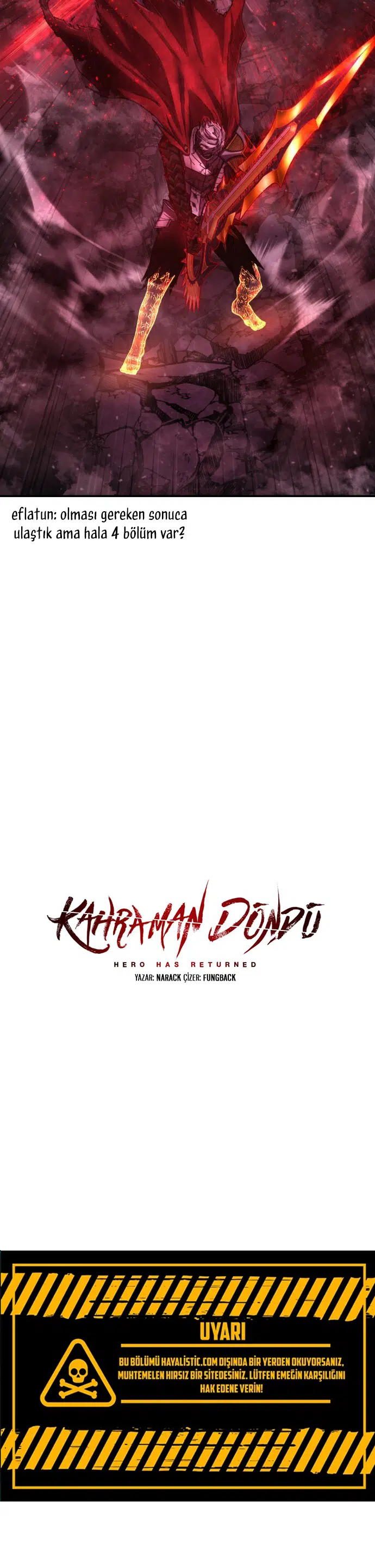 Kahraman Döndü - Bölüm 157 Sayfa 43