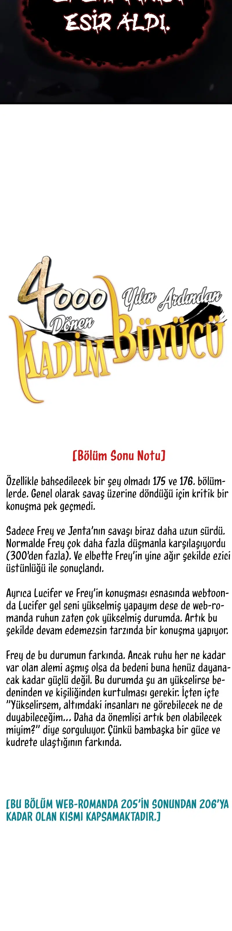 4000 Yılın Ardından Dönen Kadim Büyücü - Bölüm 176 Sayfa 34