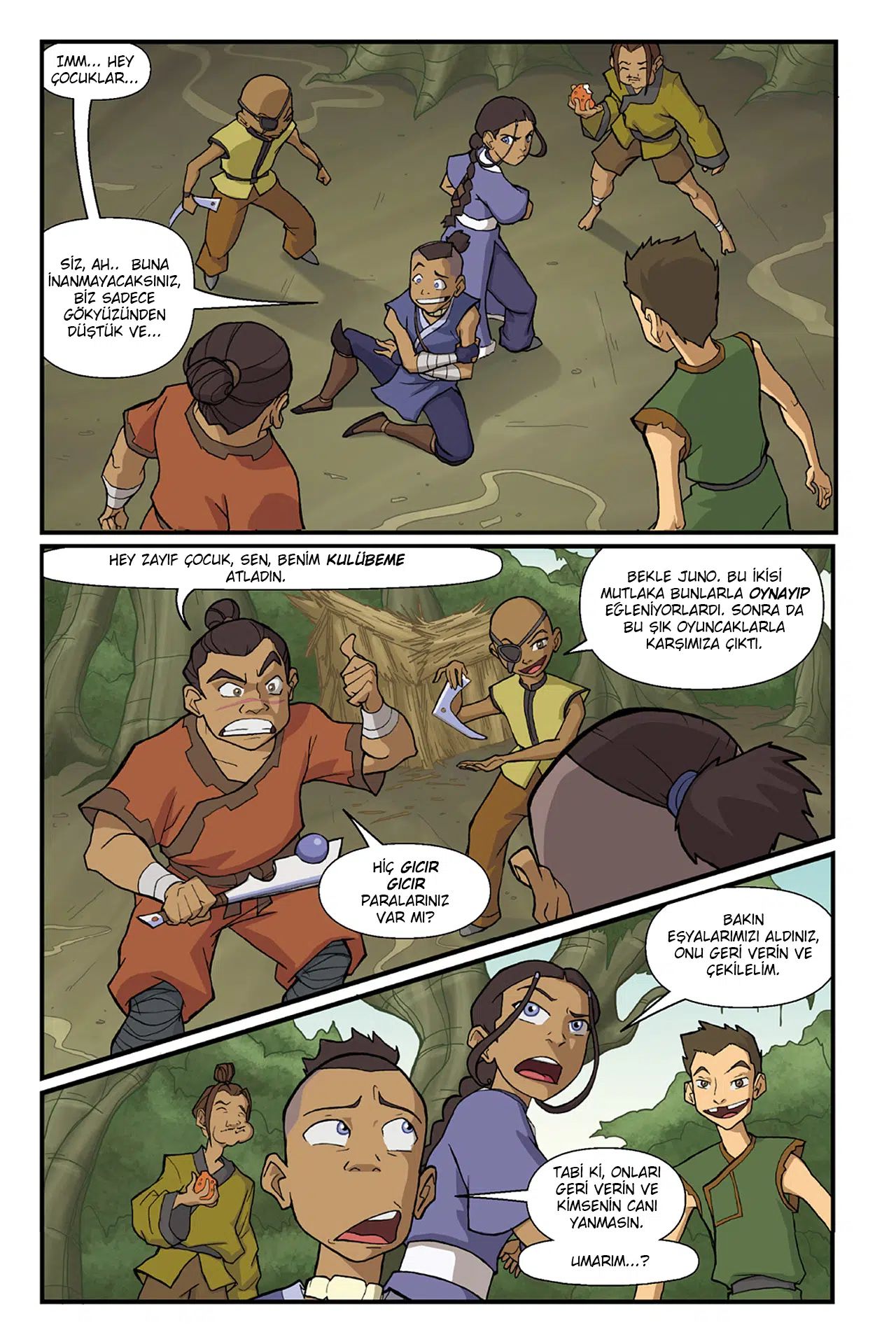 Nickelodeon Avatar The Last Airbender – The Lost Adventures - Bölüm 5 Sayfa 12