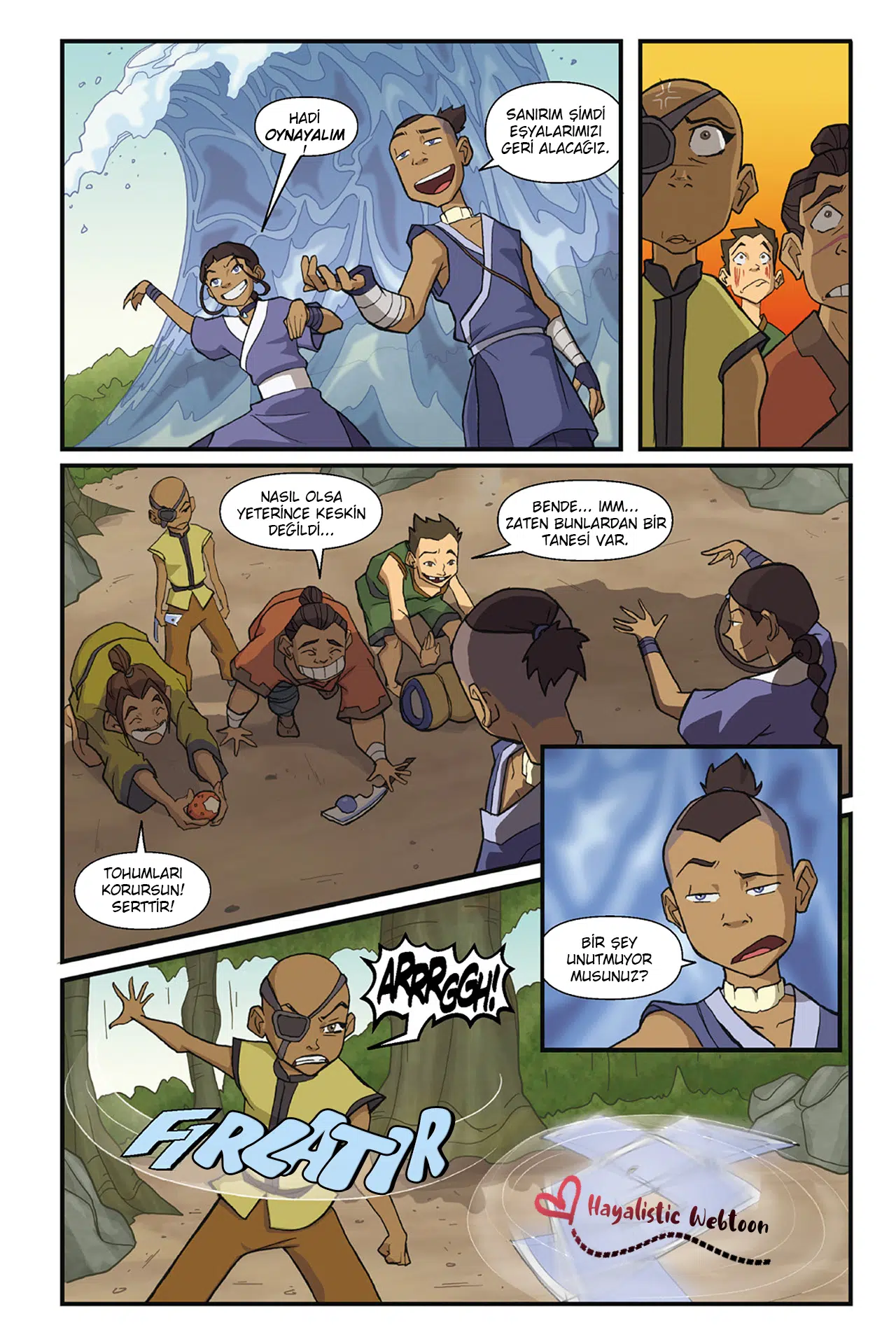 Nickelodeon Avatar The Last Airbender – The Lost Adventures - Bölüm 5 Sayfa 15