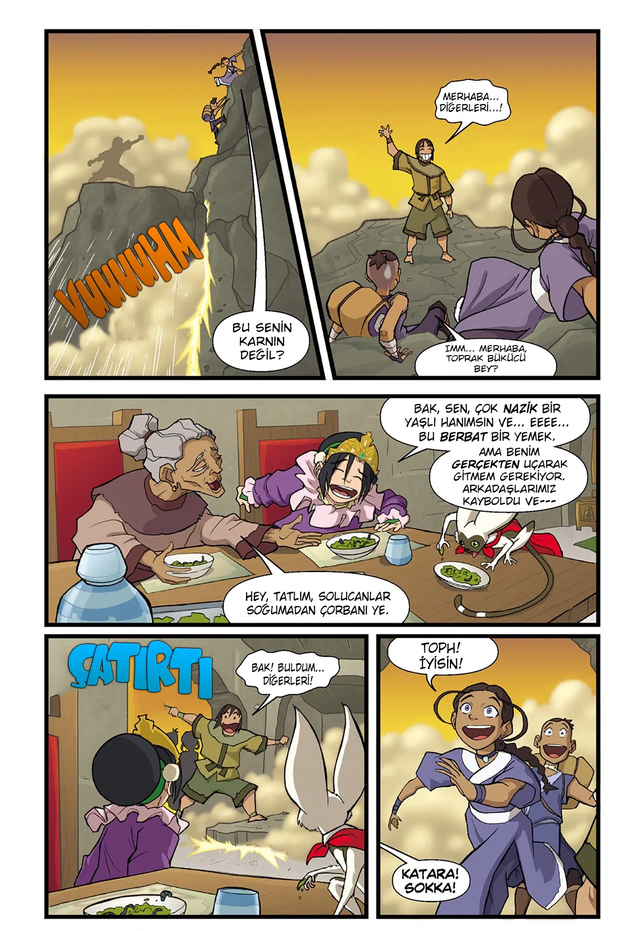 Nickelodeon Avatar The Last Airbender – The Lost Adventures - Bölüm 5 Sayfa 19