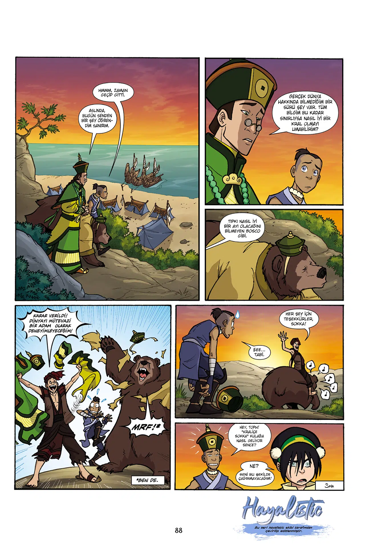 Nickelodeon Avatar The Last Airbender – The Lost Adventures - Bölüm 7 Sayfa 8