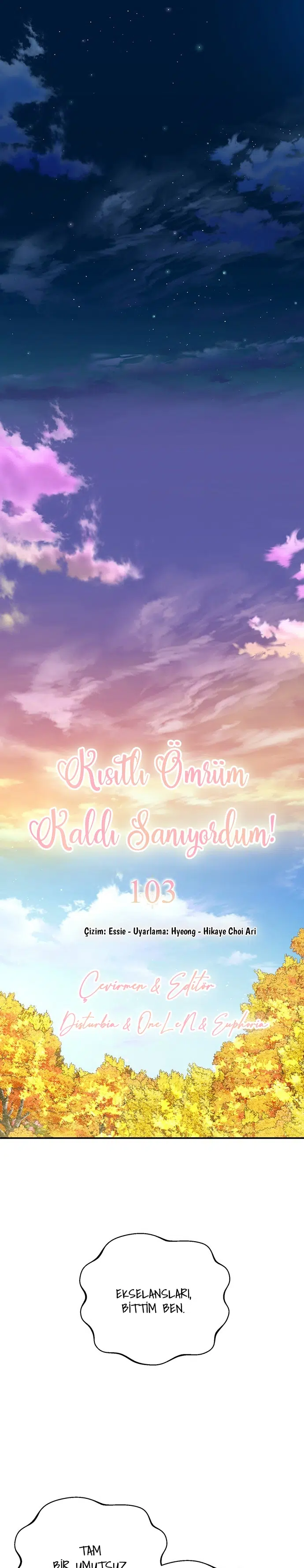 Sonum Geldi Sanmıştım! - Bölüm 103 Sayfa 2