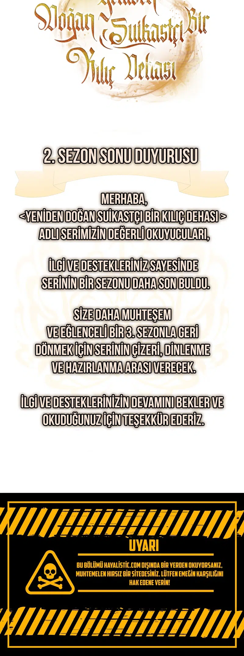 Yeniden Doğan Suikastçi Bir Kılıç Dehası - Bölüm 77 Sayfa 61