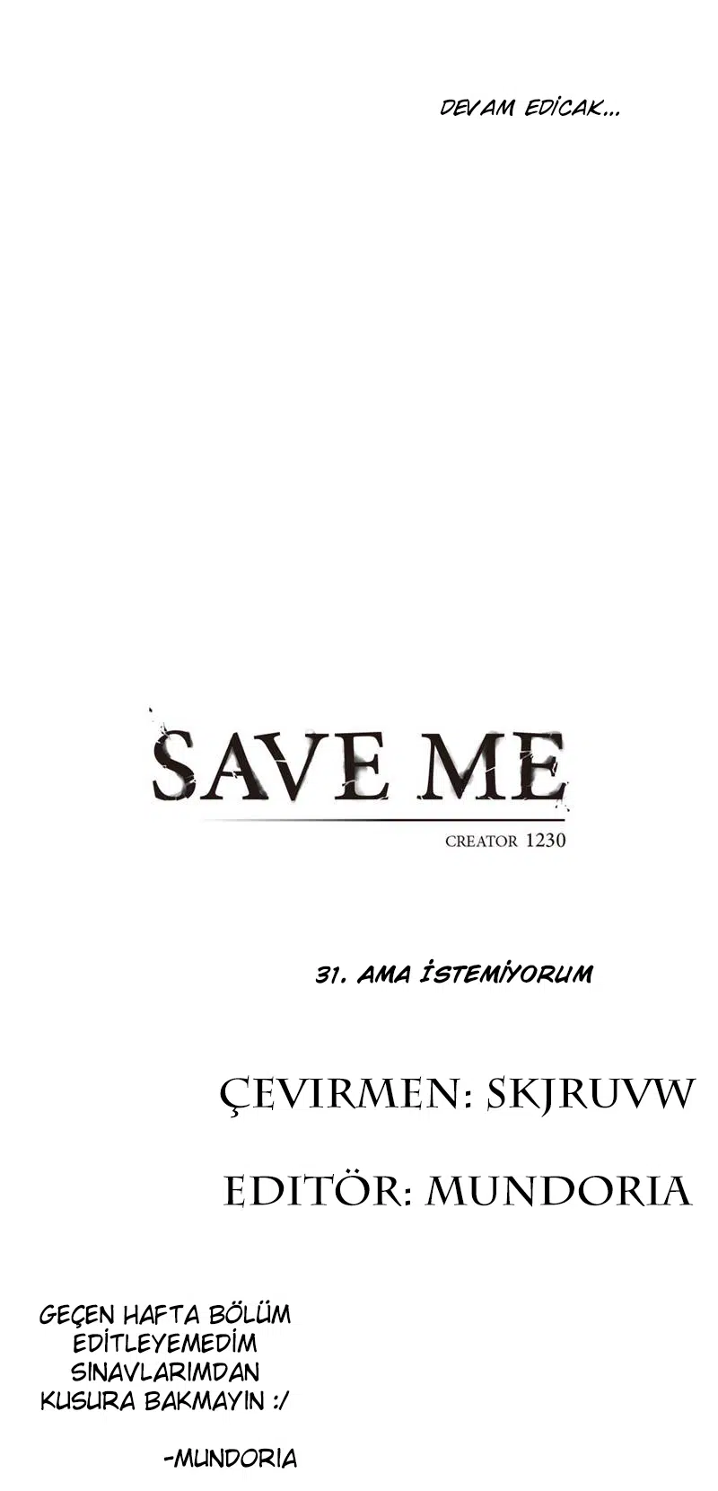 Save Me - Bölüm 31 Sayfa 54