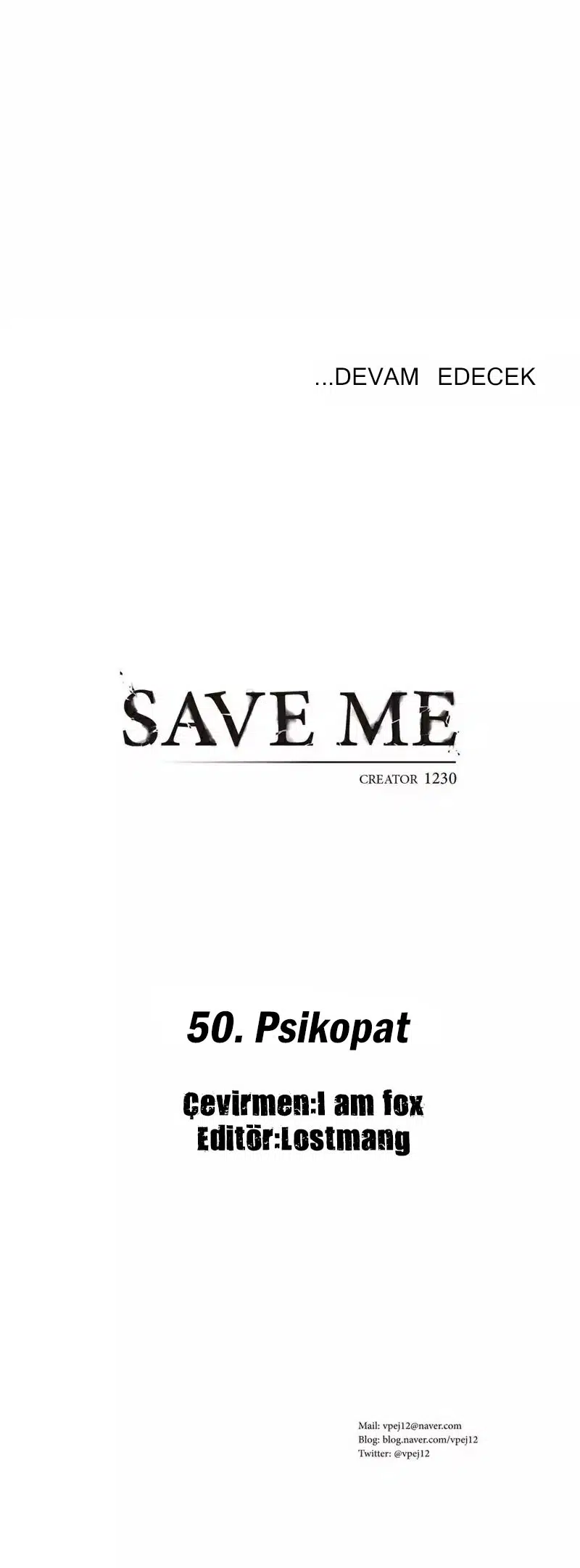 Save Me - Bölüm 50 Sayfa 14