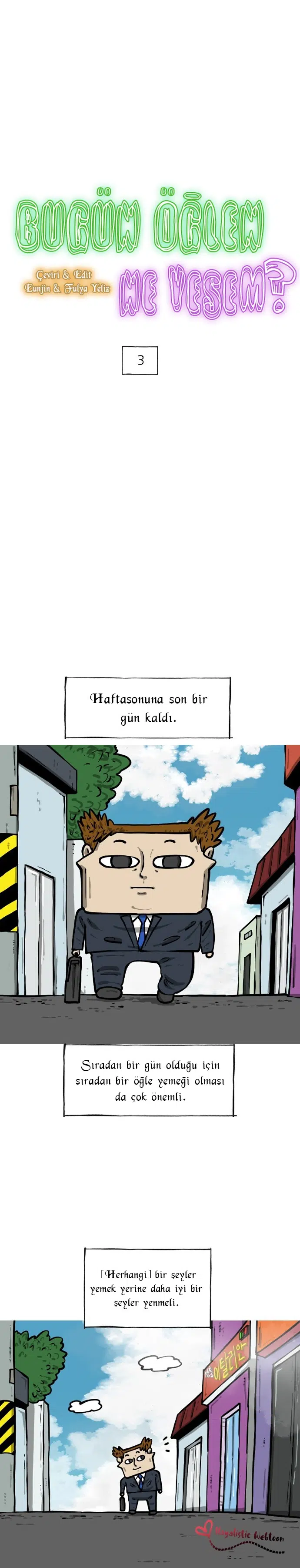 Bugün Öğlen Ne Yesem? - Bölüm 3 Sayfa 1
