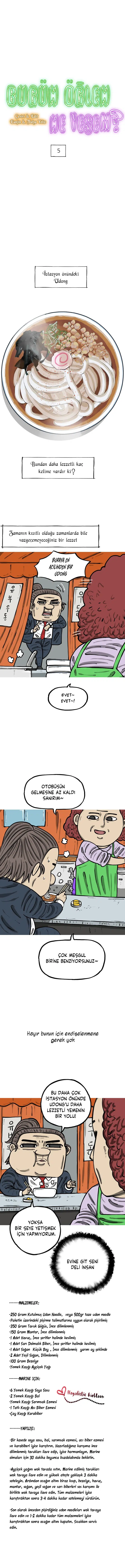 Bugün Öğlen Ne Yesem? - Bölüm 5 Sayfa 1