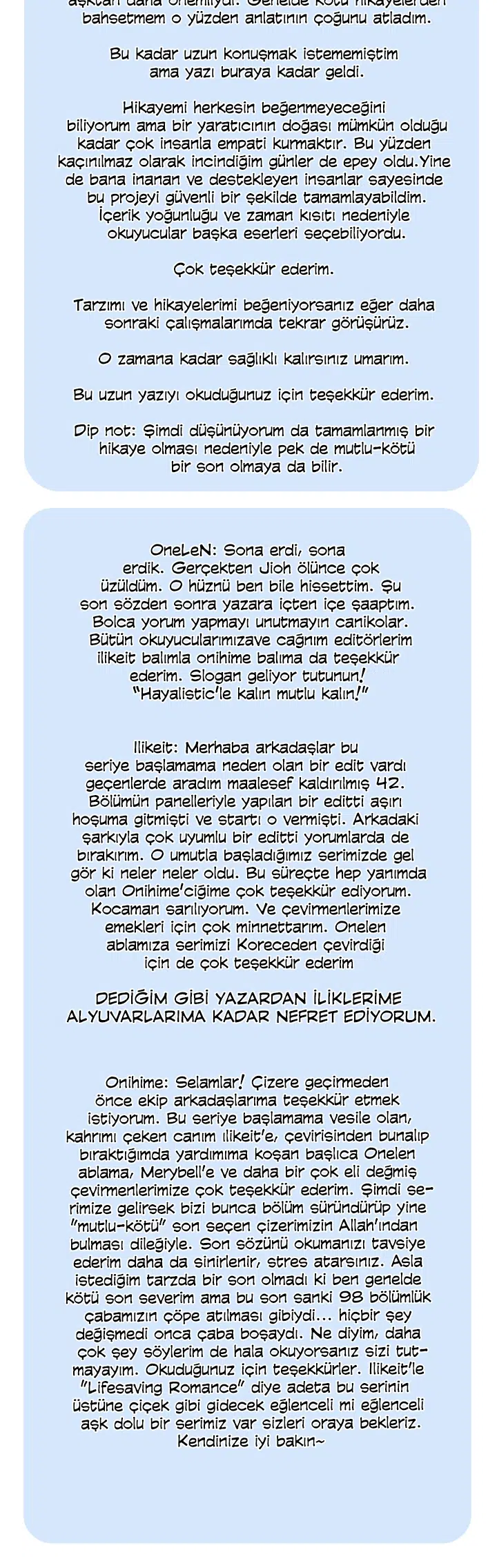 Beni Yok Eden Şey - Bölüm 98 Sayfa 46